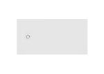 Cadita de duș rectangulara Roca Terran-N, 140x90x3,1 cm, material compozit, alb