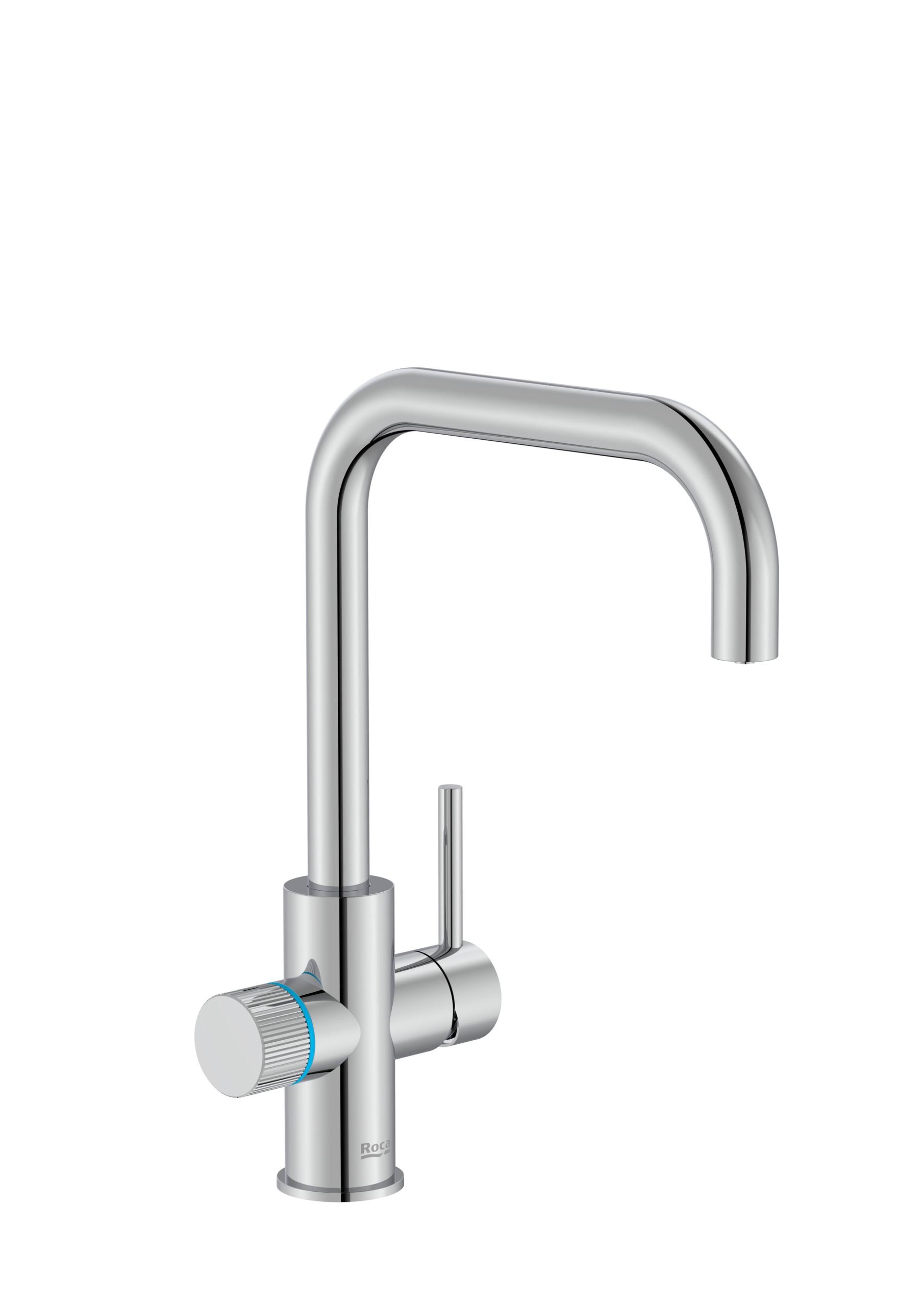 Baterie bucătărie cu funcție suplimentară pentru filtrarea apei Roca Aquafy, crom lucios - imagine 1