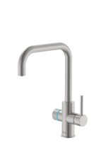Baterie bucătărie cu funcție suplimentară pentru filtrarea apei Roca Aquafy, inox periat - imagine 4