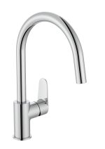 Baterie bucătărie Roca Victoria Plus, functie Cold Start, crom lucios - imagine 2