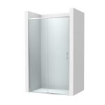 Paravan de duș cu ușă glisanta Roca Victoria Plus L2-E, 150x200 cm, profil crom+sticlă transparentă