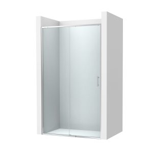 Paravan de duș cu ușă glisanta Roca Victoria Plus L2-E, 150x200 cm, profil crom+sticlă transparentă