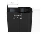 Ușa de duș Ravak Chrome CRV1, 100x195 cm, profil negru+sticlă transparentă - imagine 3