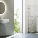 Ușă de duș Ravak Cool COSD1, 80x195 cm, profil crom+sticlă transparentă