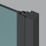 Profil de extensie Ravak Cool CONPS, negru mat