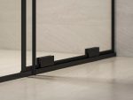 Cabină de duș pătrată Ravak Roll RORV2, 80x80 cm, profil negru+sticlă clară - imagine 3