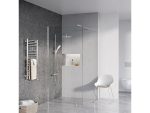 Paravan de duș walk-in Ravak Wall, 130x200 cm, profil crom+sticlă transparentă - imagine 2